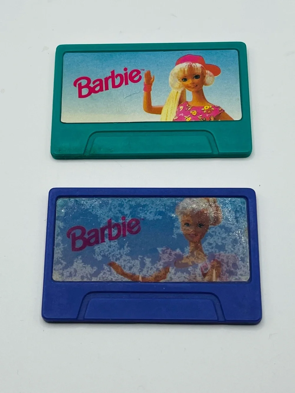 Vintage Barbie Super Talking Phone Answering Machine Lot Of 2 Tape Cartridges